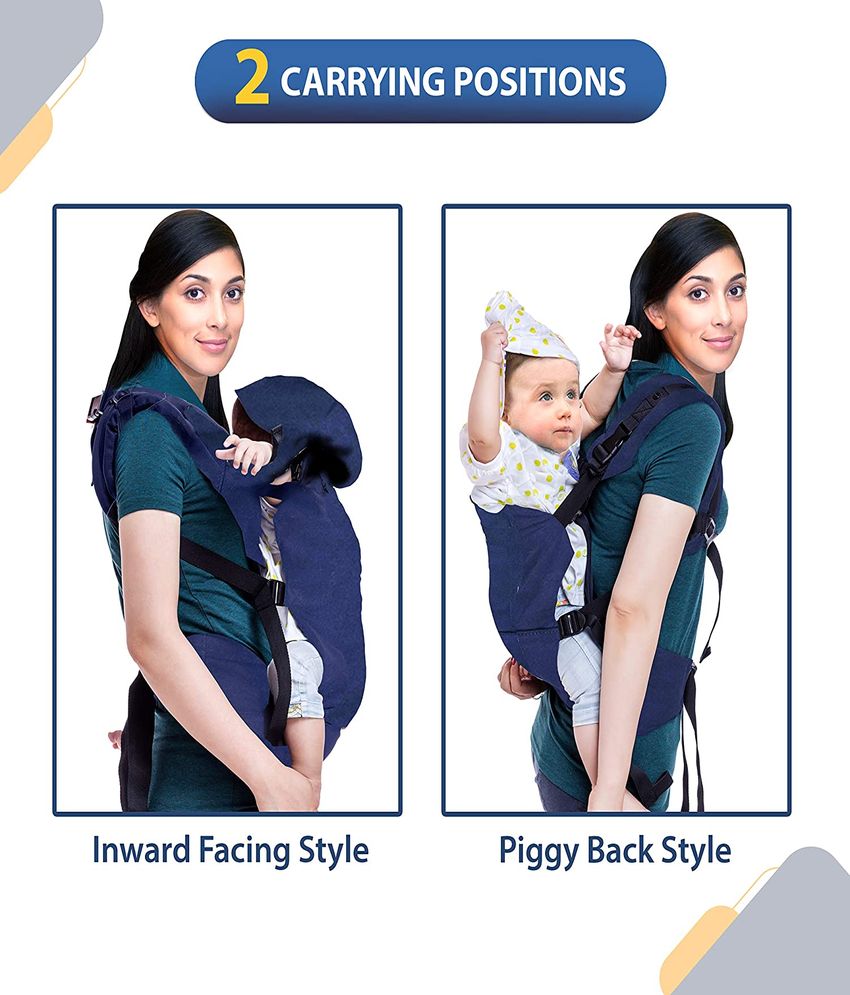 LuvLap Grand Baby Carrier, Navy Blue