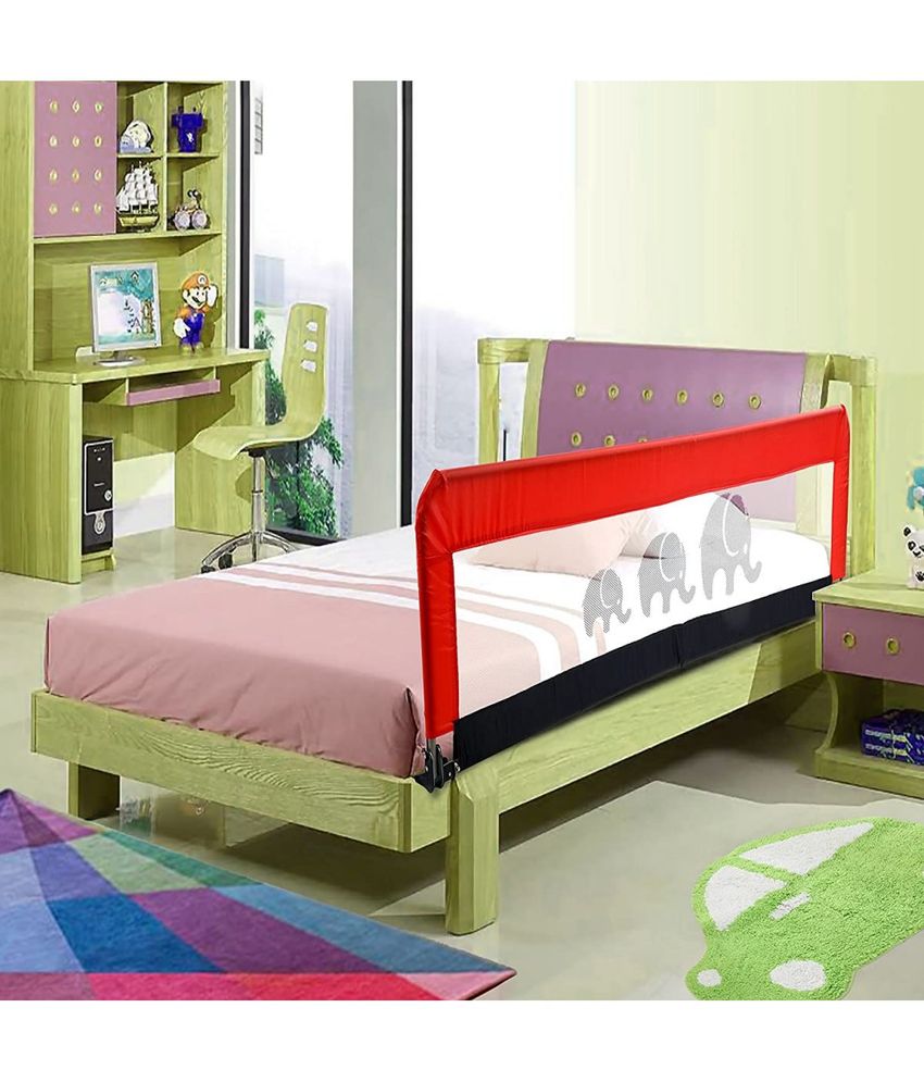 Bed Rail Guard,1 Pc,  Red 