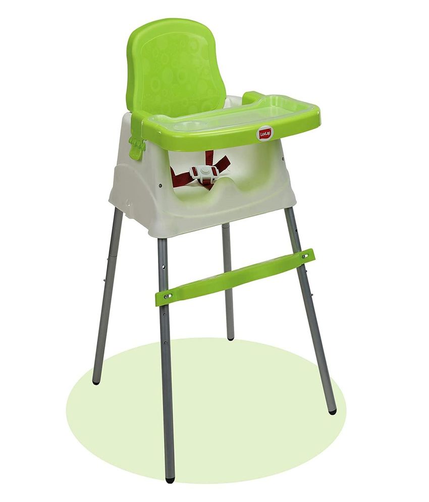 4 in 1 Convertible High Chair cum Booster Seat  Green 