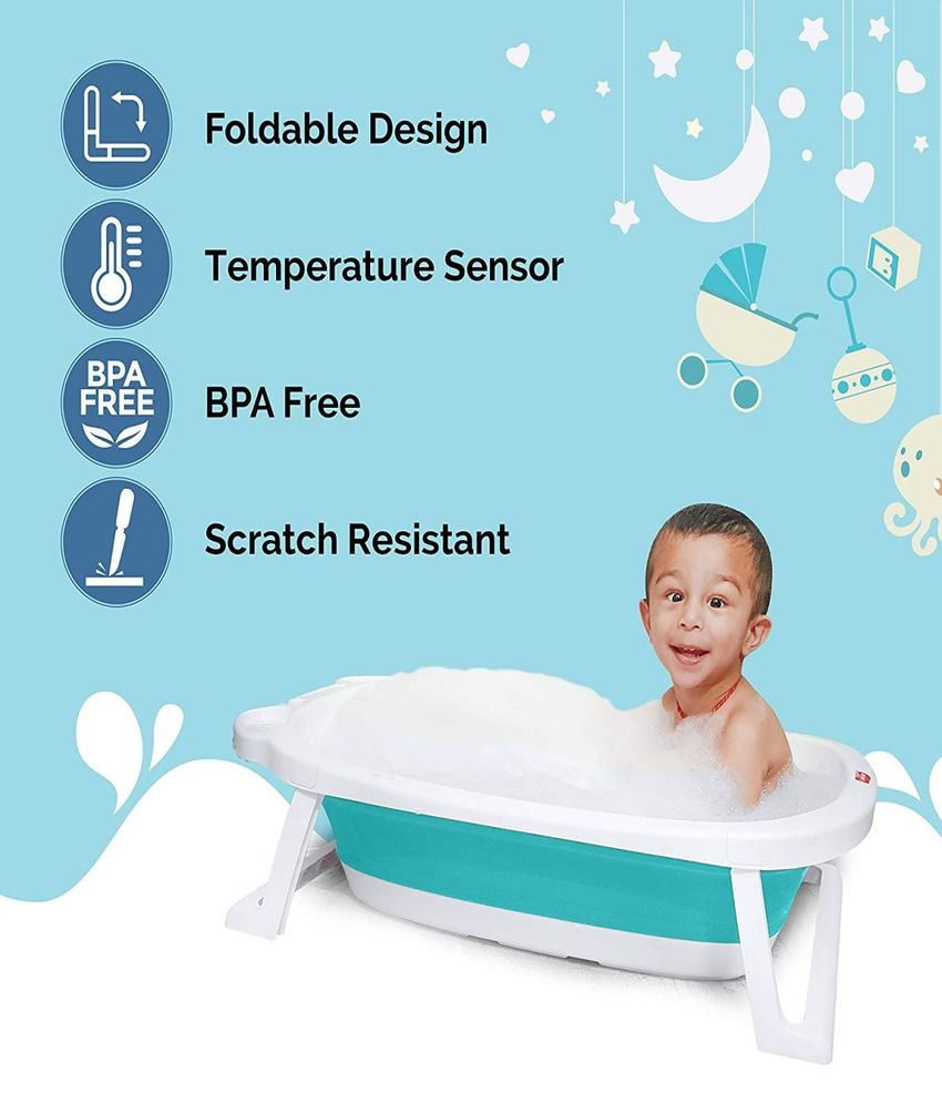 Splash 2 in 1 Folding Baby Bath tub  Green 